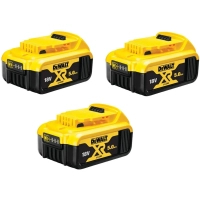 Battery for power tools DeWALT 18 V XR Li-lon 5Ah, 3 pcs., 1.94 kg (DCB184P3)