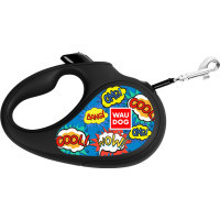 Повідець для собак WAUDOG R-leash ВАУ світловідбиваюча стрічка S 5 м (8124-0087-01)