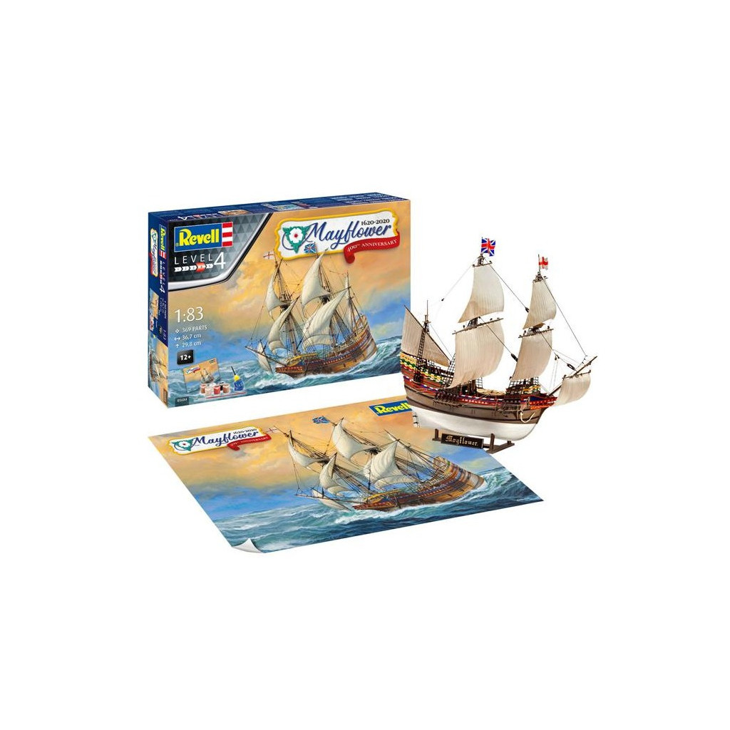 Збірна модель Revell набір Корабель Mayflower рівень 4, 1:83 (RVL-05684) Збірна модель Revell набір Корабель Mayflower рівень 4, 1:83 (RVL-05684)