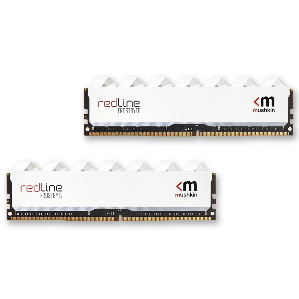 Модуль пам'яті для комп'ютера DDR4 16GB (2x8GB) 3600 MHz Redline White Mushkin (MRD4U360JNNM8GX2)