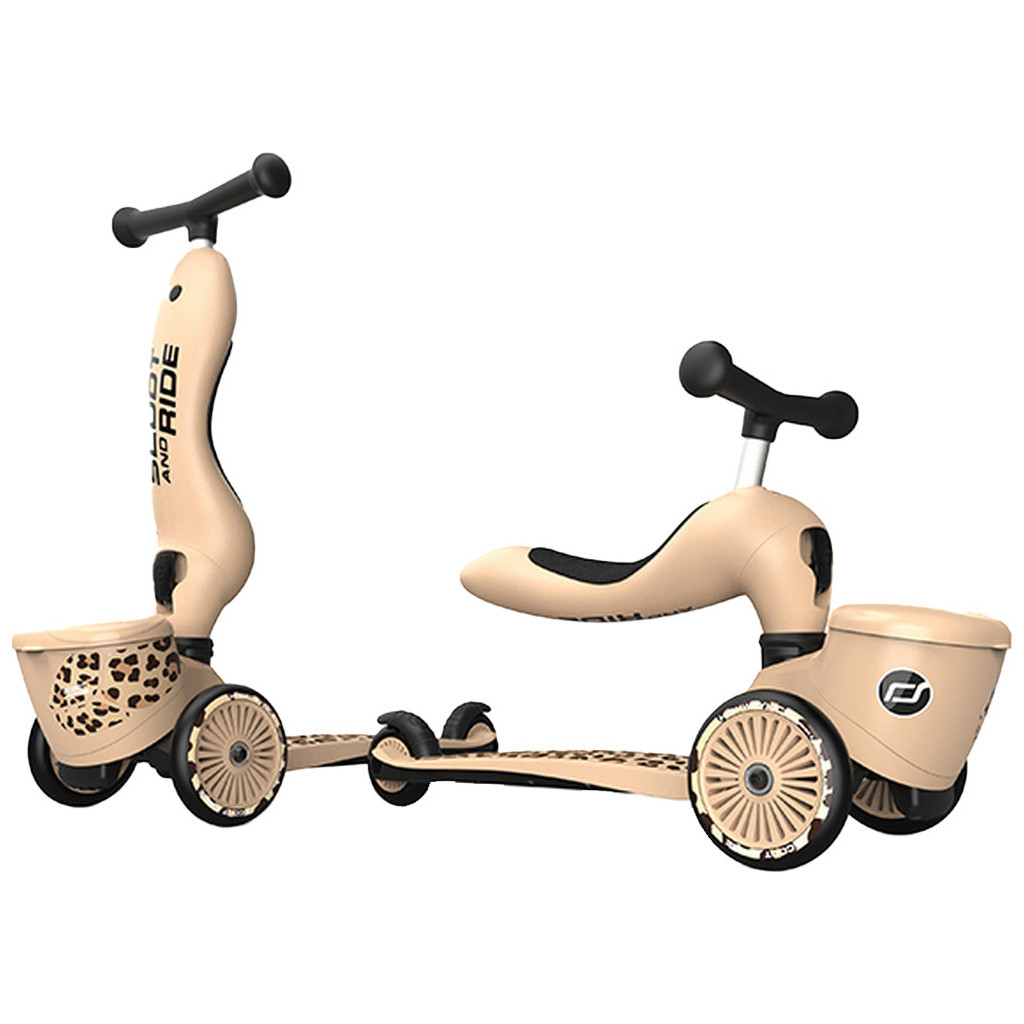 Самокат Scoot&Ride Highwaykick-1 Lifestyle леопард (SR-210621-LEOPARD)