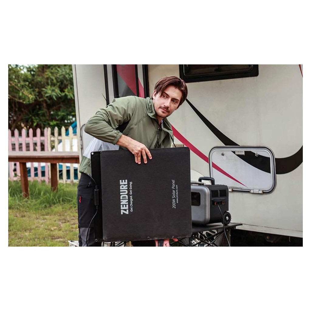 Портативна сонячна панель Zendure 200W MC4 (ZD200SP-BK-JH)