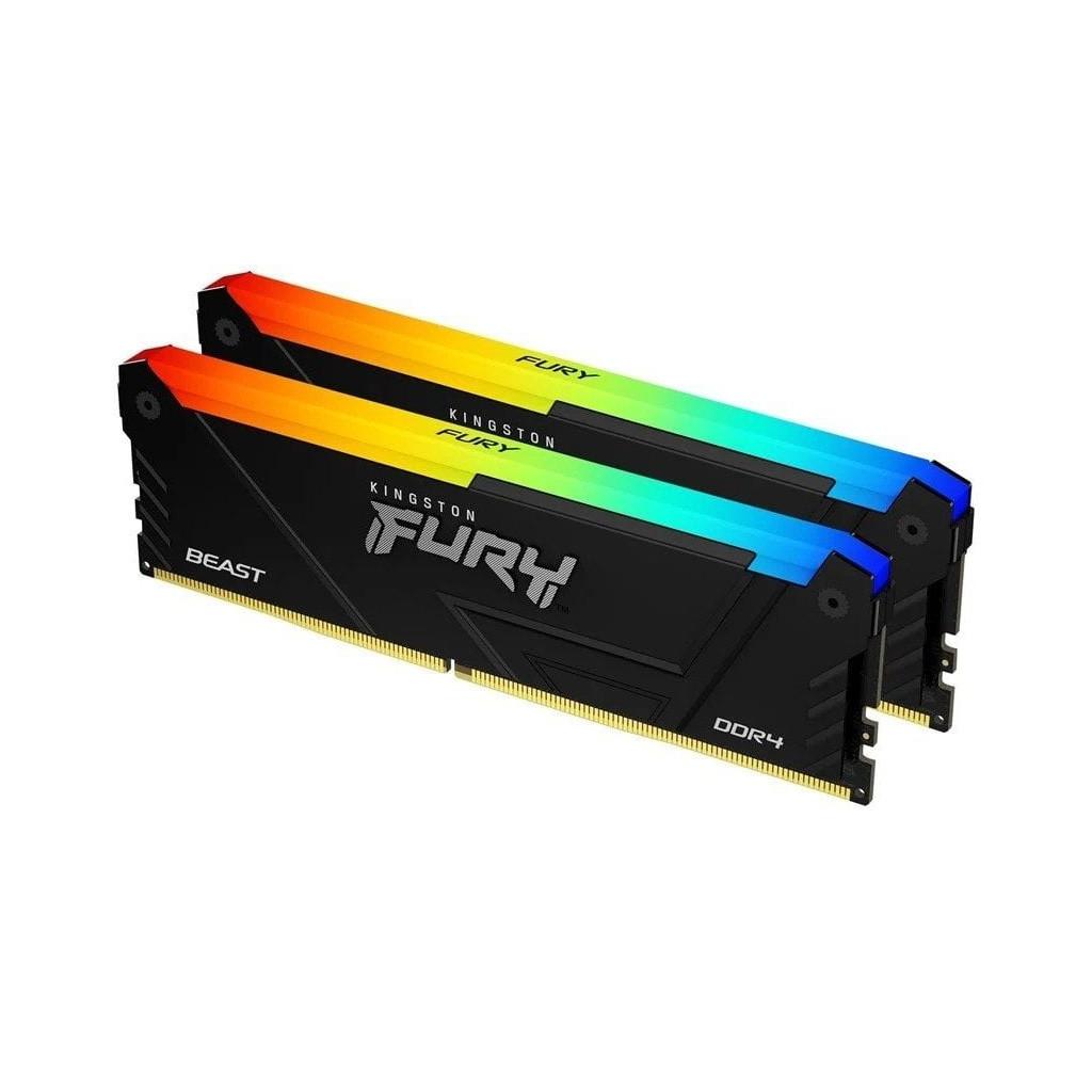 Модуль пам'яті для комп'ютера DDR4 64GB (2x32GB) 3200 MHz Beast RGB Black Kingston Fury (ex.HyperX) (KF432C16BB2AK2/64) Модуль пам'яті для комп'ютера DDR4 64GB (2x32GB) 3200 MHz Beast RGB Black Kingston Fury (ex.HyperX) (KF432C16BB2AK2/64)