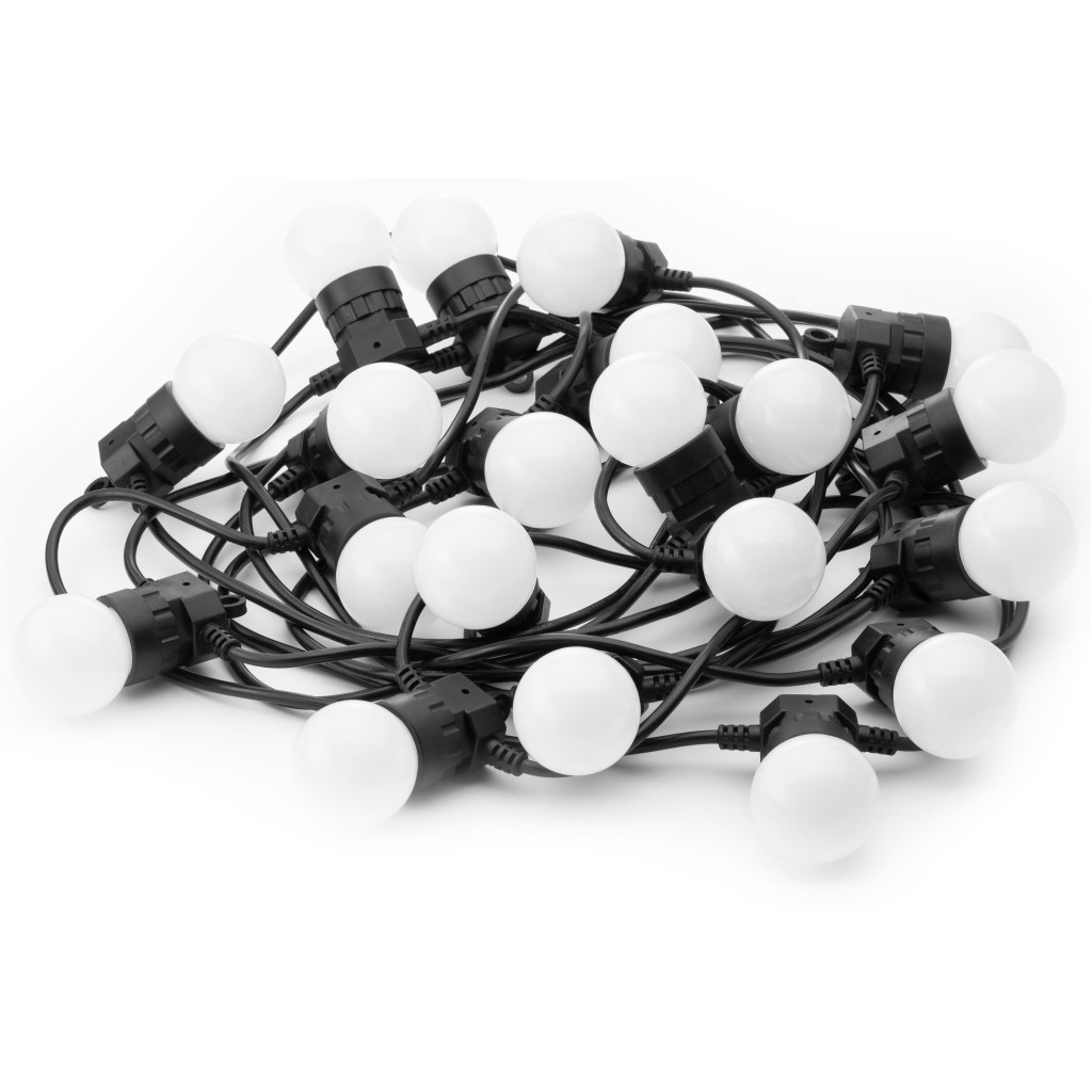 Гірлянда Twinkly Smart LED Twinkly Festoon RGB 20, G45, Gen II, IP44, 10м, чорний (TWF020STP-BEU)