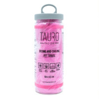 Towel for animals Tauro Pro Line for drying and cooling 64x43 cm pink (JOY63239)