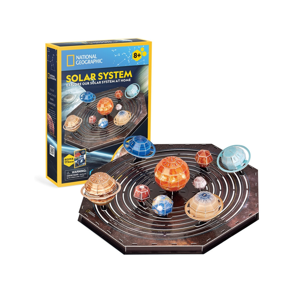 Пазл Cubic Fun Тривимірна головоломка-конструктор Stem Сонячна система (DS1087h) Пазл Cubic Fun Тривимірна головоломка-конструктор Stem Сонячна система (DS1087h)