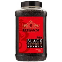 Крупа Bisan Рис довгозернистий нешліфований Чорний 750 г (4820186124507)