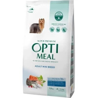 Dry food for dogs Optimeal of miniature breeds with a high content of salmon 1.5 kg (4820269140028)