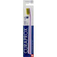 Зубна щітка Curaprox CS 1560 Soft М'яка D 0.15 мм Лілова із салатовою щетиною (CS 1560-10)