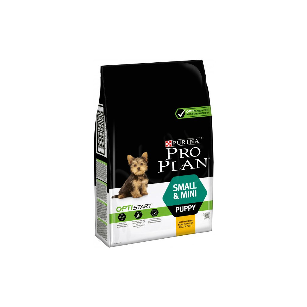 Сухий корм для собак Purina Pro Plan Small&Mini Puppy з куркою та рисом 7 кг (7613035123366)