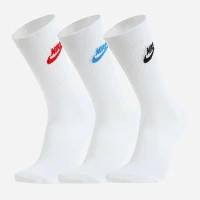 Socks Nike U NK NSW EVERYDAY ESSENTIAL CR DX5025-911 46-50 3 pairs White (196148785753)