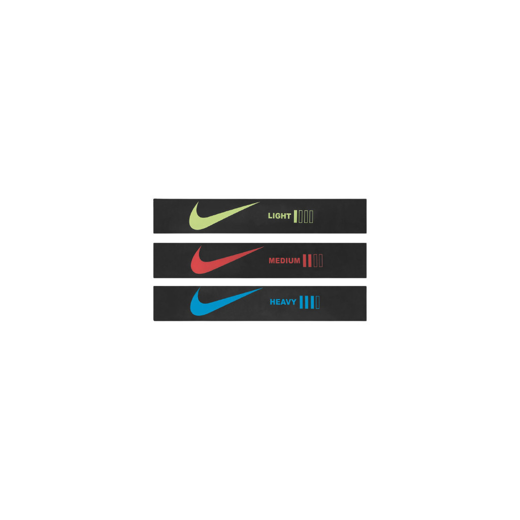 Еспандер Nike Resistance Bands Mini 3 PK NS чорний 3 шт N.100.6723.013.NS (887791406569)