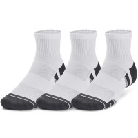 Socks Under Armor 1379510-100 Performance Tech 3 pairs Qtr white MD (196884002121)