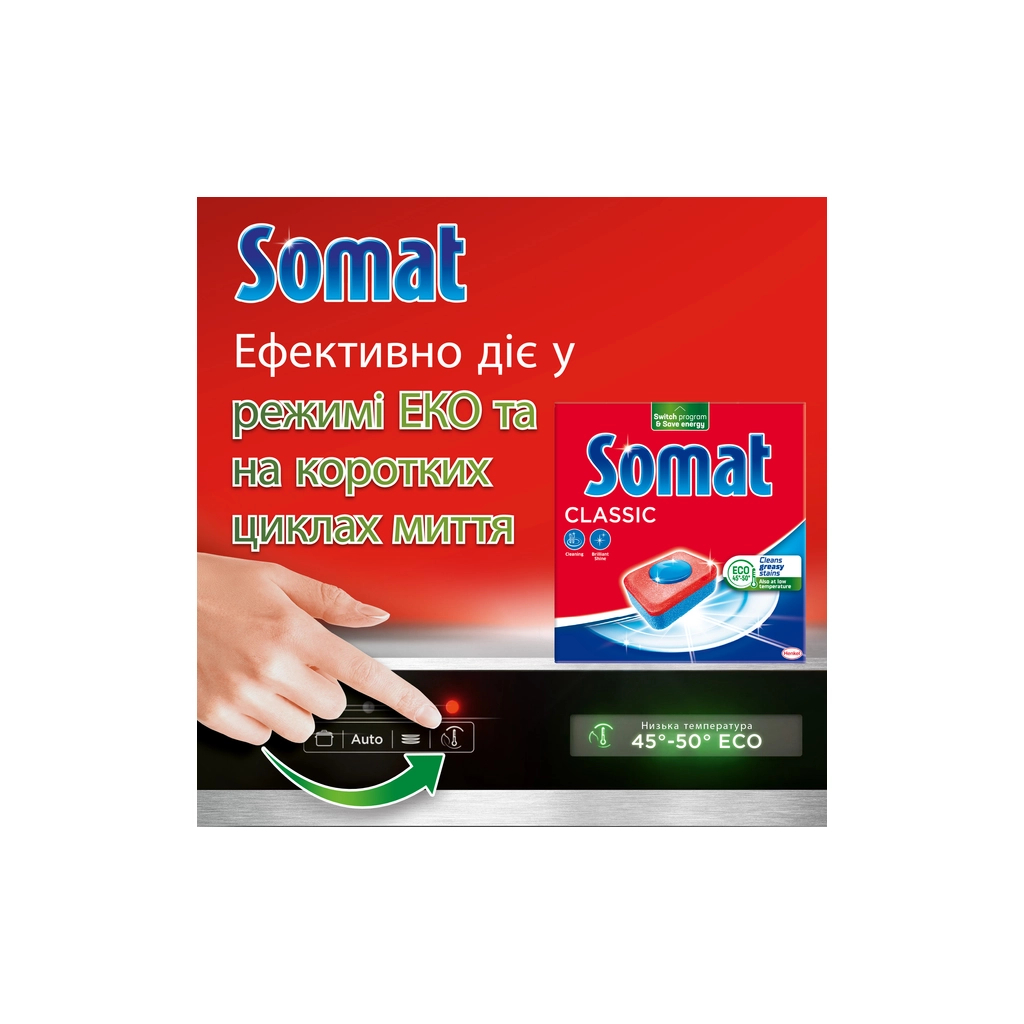 Таблетки для посудомийних машин Somat Classic Power 50 шт. (9000101809817)