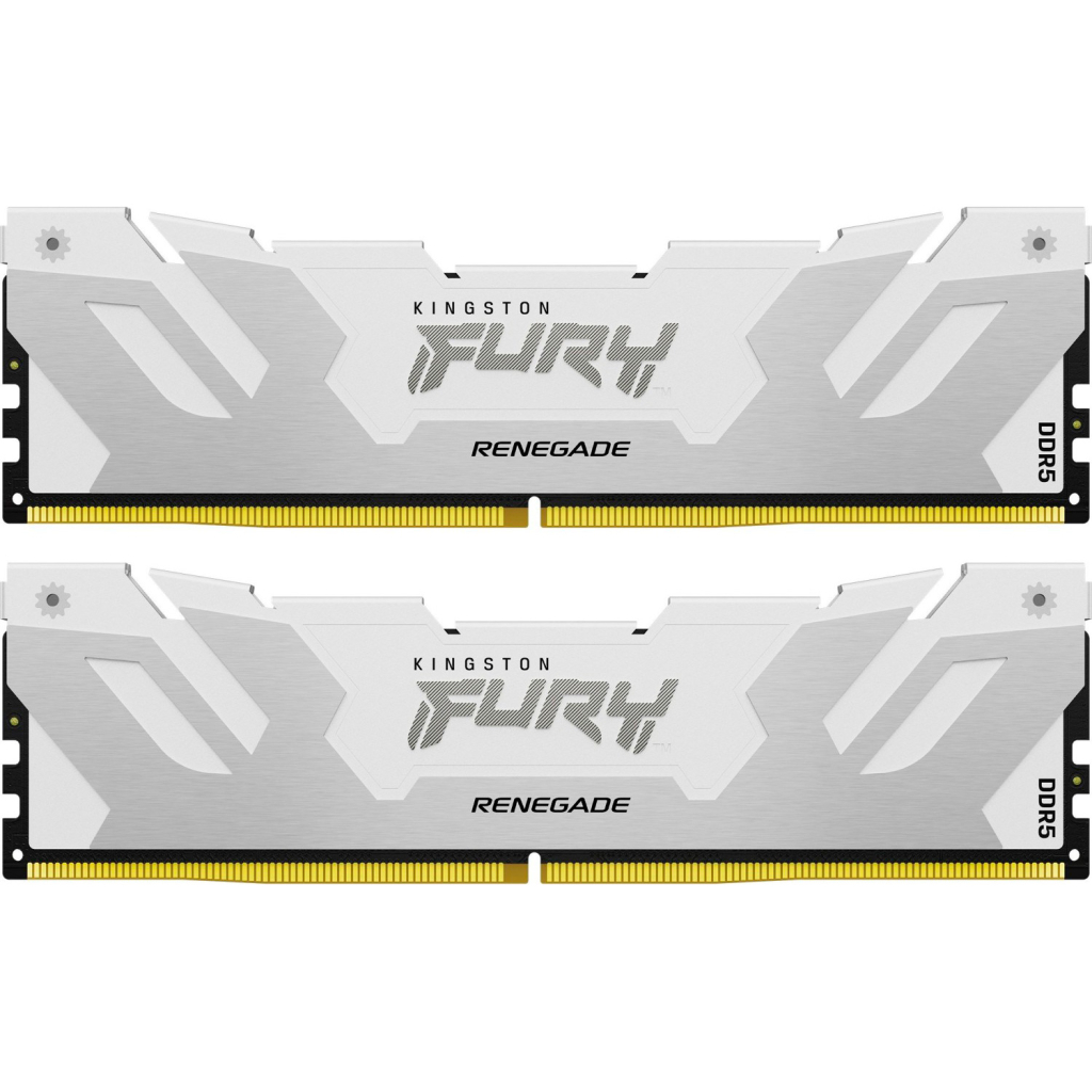 Модуль пам'яті для комп'ютера DDR5 32GB (2x16GB) 7200 MHz Renegade White XMP Kingston Fury (ex.HyperX) (KF572C38RWK2-32)