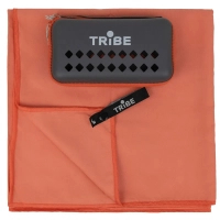 Travel towel Tribe made of microfiber in a case Pocket Towel 60x120 L Brick-red (T-LC-0001-L-brick-red)