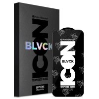 Скло захисне Armorstandart Supreme Black Icon 2.5D Apple iPhone 16 Plus Black (ARM78036)