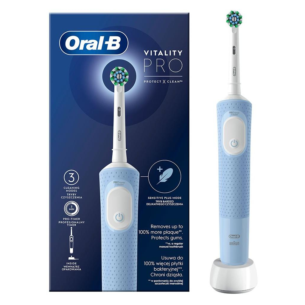 Електрична зубна щітка Oral-B D103.413.3 Vapor Blue (4210201446453)