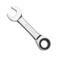 Toptul key combined with ratchet shortened 10mm (AOAB1010)