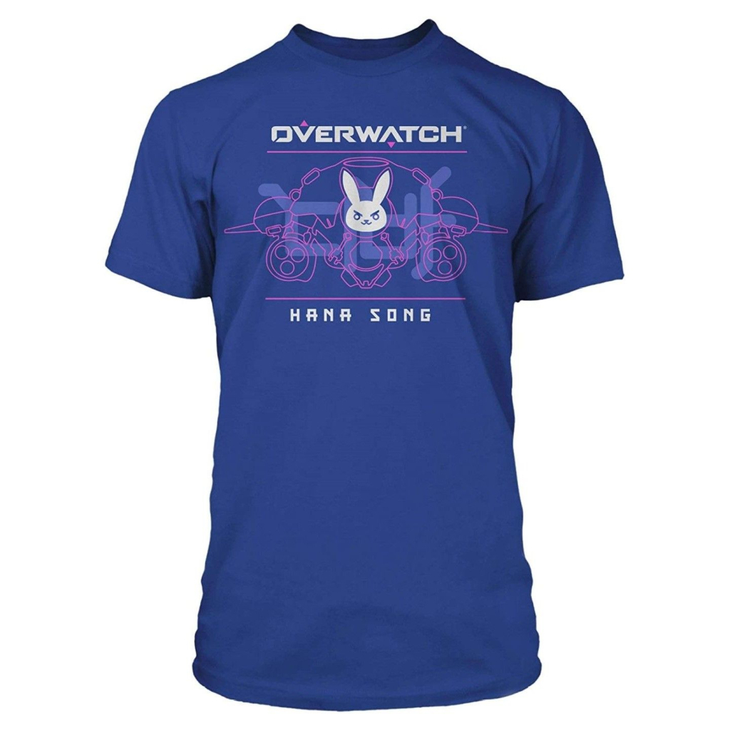 Футболка Jinx Overwatch - Battle Meka D.Va Premium Tee Royal Blue, L (JINX-9214L)