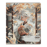 Notebook ZiBi ANIME 48 sheets, cell beige (ZB.1704-28)