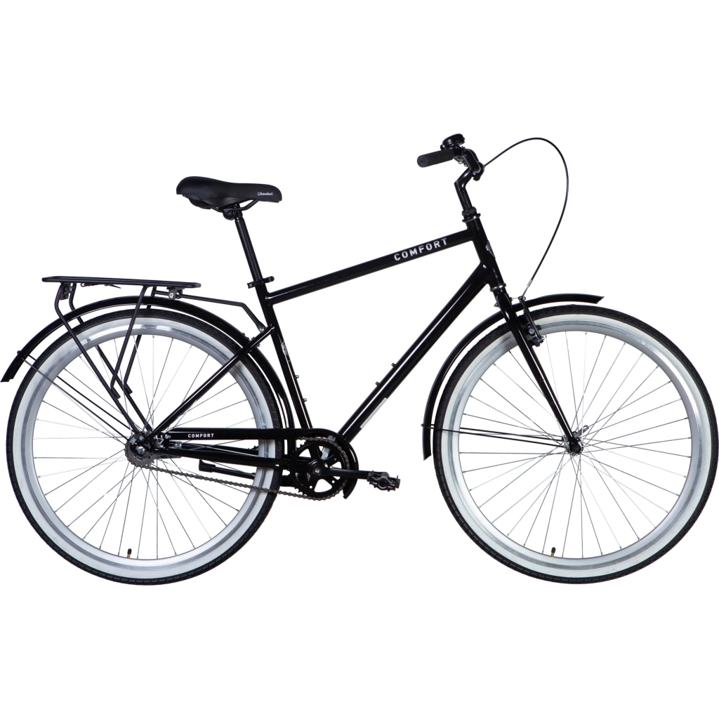 Велосипед Dorozhnik 28" COMFORT MALE Velosteel рама-20" ST 2025 чорний (OPS-D-28-451)