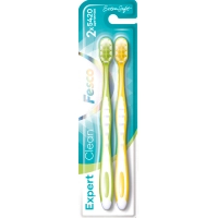 Toothbrush Fesco Expert Clean Extra Soft Yellow 1 pc. + Green 1 pc. (4820204702328)