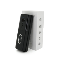 Дверний дзвінок YOSO Wi-Fi video 2MP battery -18650 SD card black (DoorVision-WIFI-02-2)