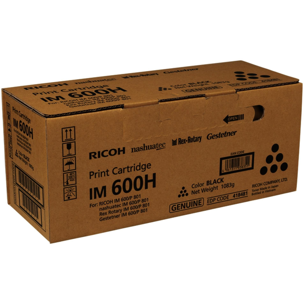 Тонер-картридж Ricoh IM 600 XL black (418481) Тонер-картридж Ricoh IM 600 XL black (418481)