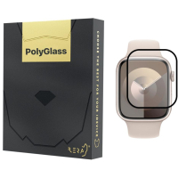 Скло захисне iLera PolyGlass 2.5D Apple Watch 7 41 mm Black (ILAWPG03)
