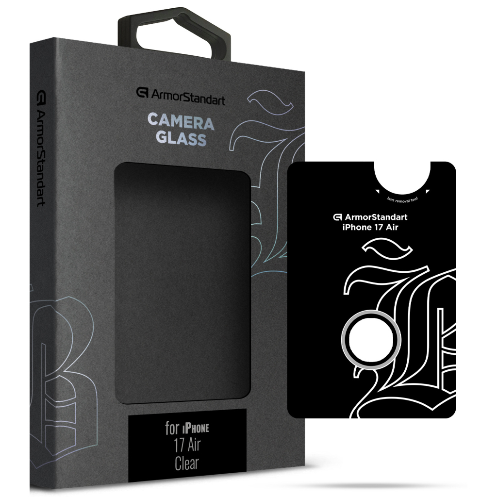 Скло захисне Armorstandart for Camera Supreme BI Apple iPhone 17 Air Transparent (ARM86452)