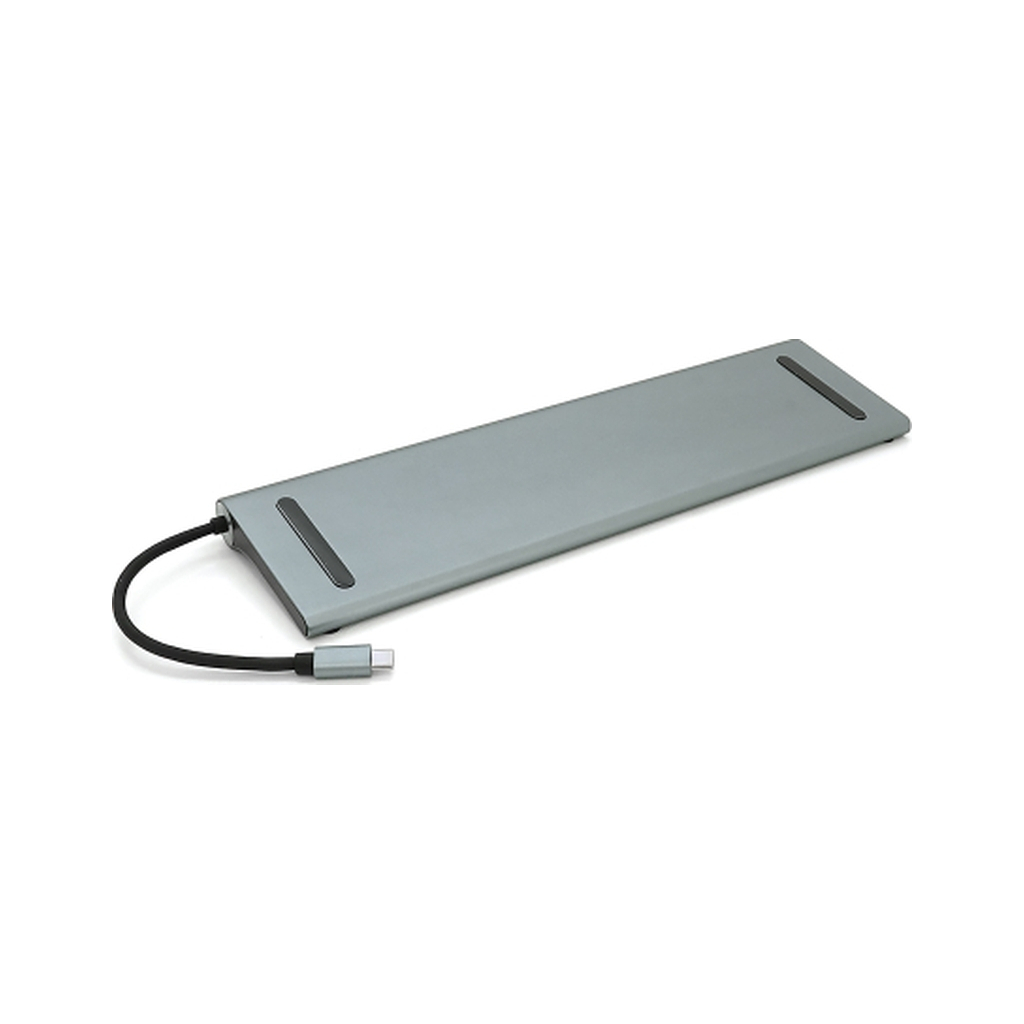 Концентратор Voltronic USB-C 12-in-1 USB-C + 2xUSB 2.0 + USB 3.0 + 2xHDMI + VGA + SD/TF + RJ45 + 3.5mm + PD 0.1m silver (YT-HTC12in1) Концентратор Voltronic USB-C 12-in-1 USB-C + 2xUSB 2.0 + USB 3.0 + 2xHDMI + VGA + SD/TF + RJ45 + 3.5mm + PD 0.1m silver (YT-HTC12in1)