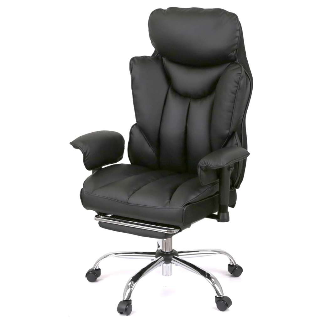 Офісне крісло Аклас Бамбетель RL 10093H Чорний (PU Black) (00158595)