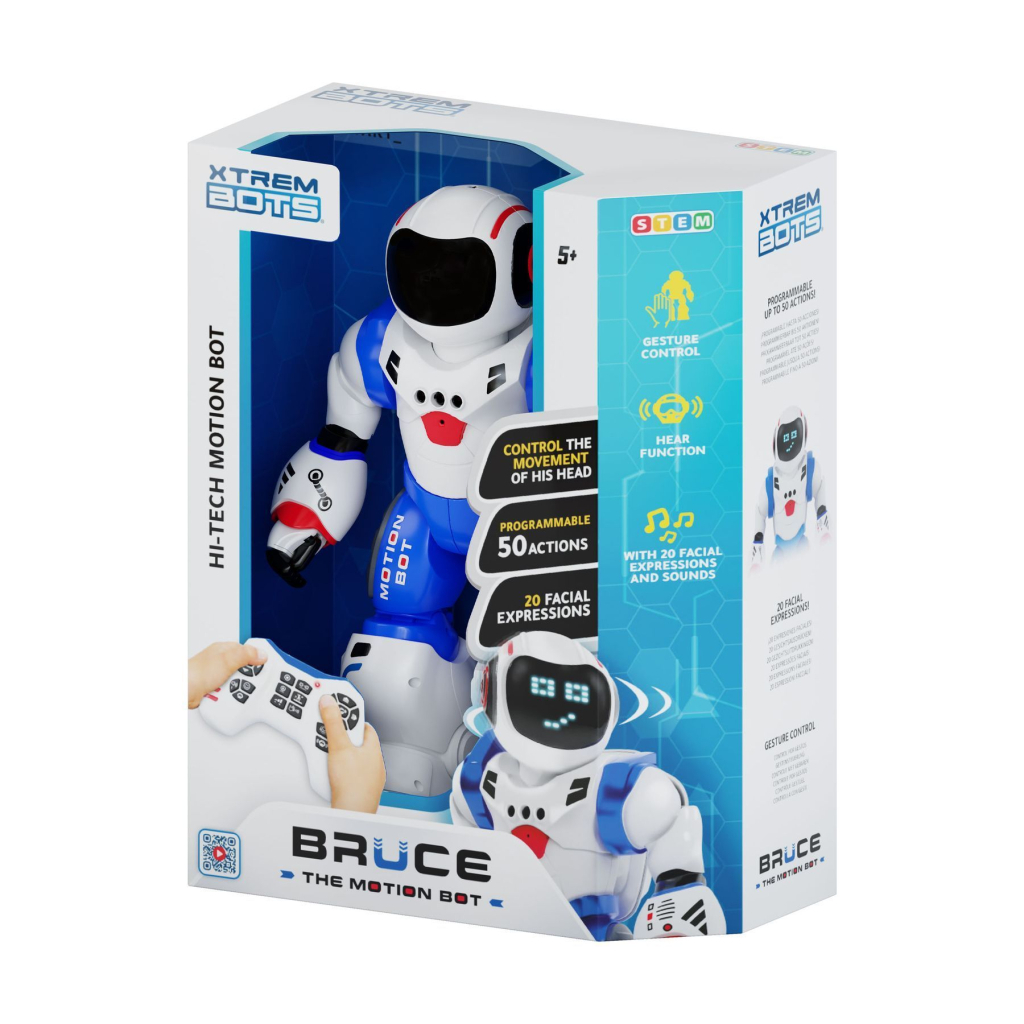 Інтерактивна іграшка BlueRocket Робот Брюс STEM (XT3803503) Інтерактивна іграшка BlueRocket Робот Брюс STEM (XT3803503)