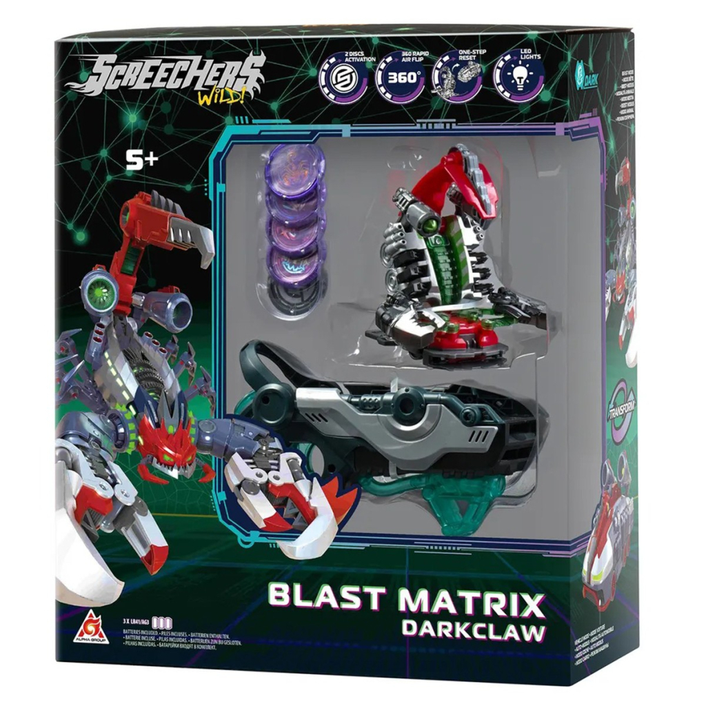 Трансформер Screechers Wild ! S5 L2 – Дарккло (EU686123) Трансформер Screechers Wild ! S5 L2 – Дарккло (EU686123)