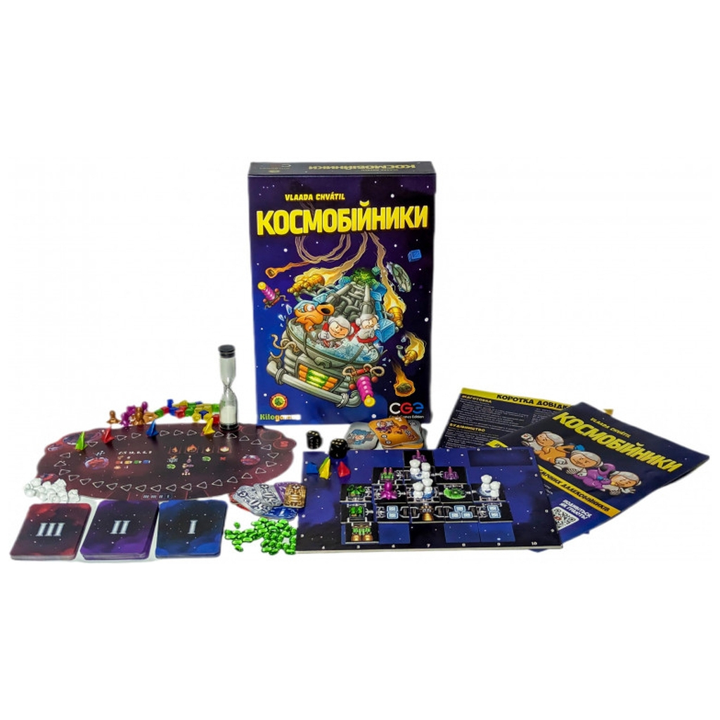 Настільна гра Kilogames Космобійники (Galaxy tracker) (укр.) (KG-2600) Настільна гра Kilogames Космобійники (Galaxy tracker) (укр.) (KG-2600)