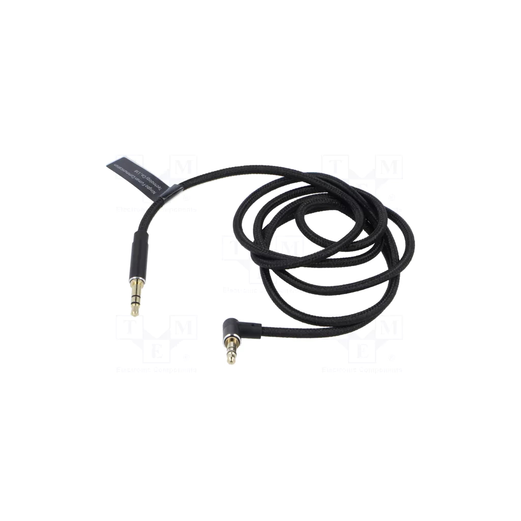 Кабель мультимедійний 3.5mm M to 3.5mm M 1.0m 90° corner black Vention (BAZBF) Кабель мультимедійний 3.5mm M to 3.5mm M 1.0m 90° corner black Vention (BAZBF)