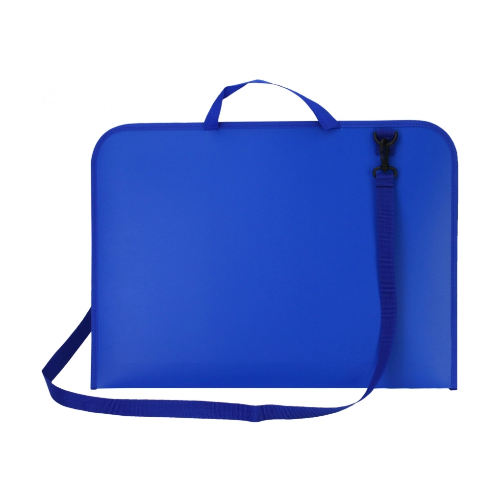 Папка - портфель Maxi А3 пластиковий на блискавці, синій (MX30005) Папка - портфель Maxi А3 пластиковий на блискавці, синій (MX30005)