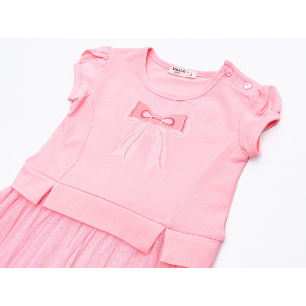 Плаття дитяче Breeze з бантиком (21683-92G-peach) Плаття дитяче Breeze з бантиком (21683-92G-peach)