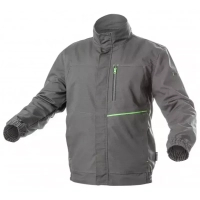 Куртка робоча Hoegert LEMBERG HT5K800-1-3XL 65% поліестер/35% бавовна темно-сіра, 3XL (58) (HT5K800-1-3XL)