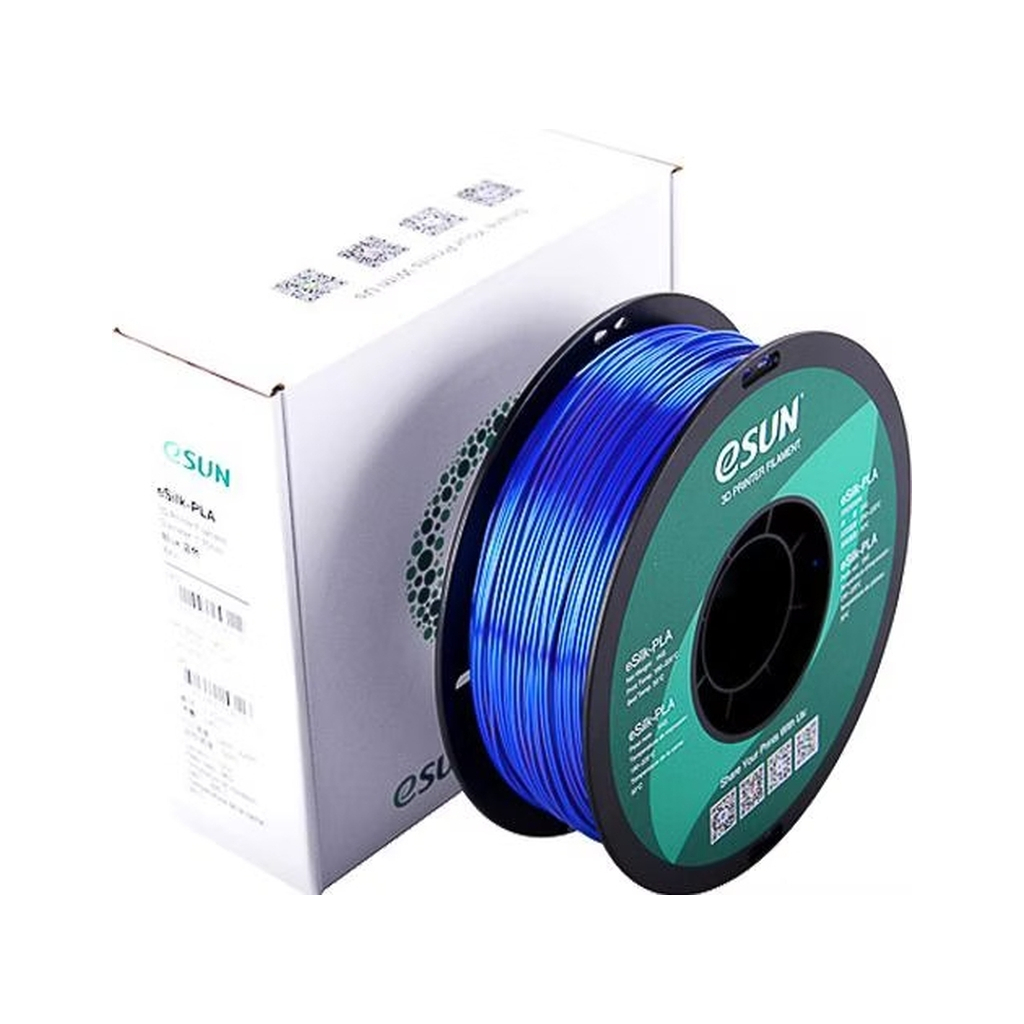 Пластик для 3D-принтера eSUN ePLA-Silk 1,75mm 1kg BLUE (EPLA-SILK-P175U1)