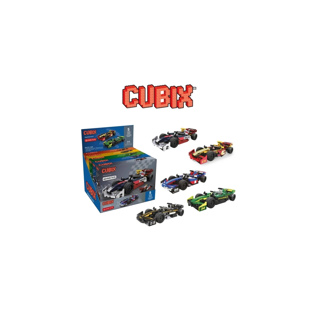 Конструктор Cubix AUTO FORMULA червоний (43124/3) Конструктор Cubix AUTO FORMULA червоний (43124/3)