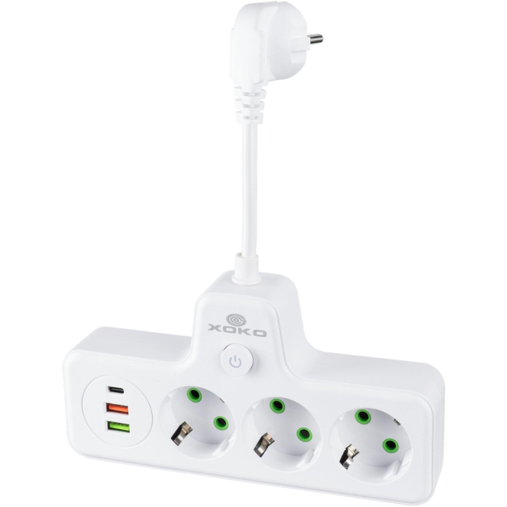 Мережевий фільтр живлення XoKo XK-SPW-3-2-1-WH