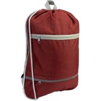 Cool For School 2-Zip Shoe Bag With "CFS" Extension, Burgundy (CF85759-18)