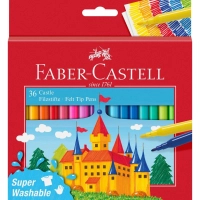 Felt tip pens Faber-Castell Castle Felt tip pen Castle in a cardboard box 36 colors (31678)