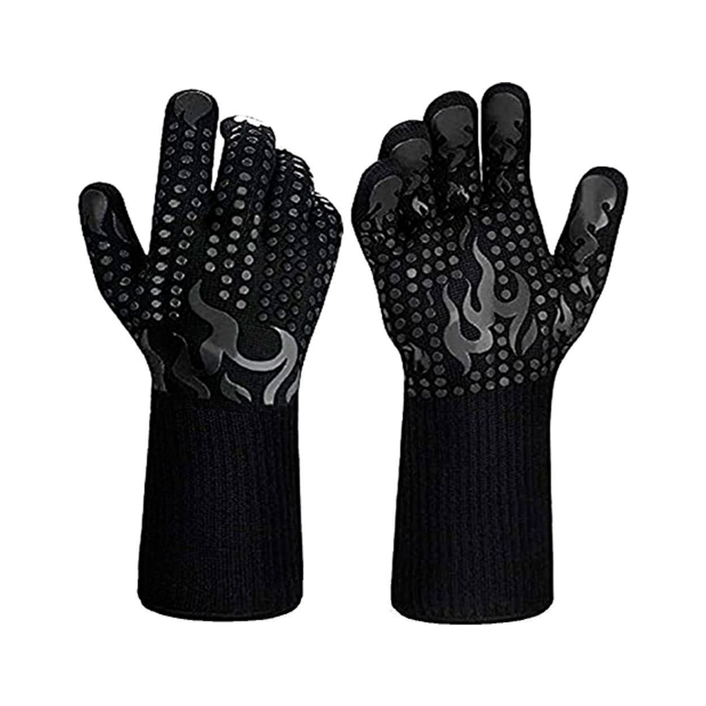 Захисні рукавиці Voltronic HFG-800-Black Torch, термостійкі, вогнетривкі, до 800°C, Black (HFG-800-BF)