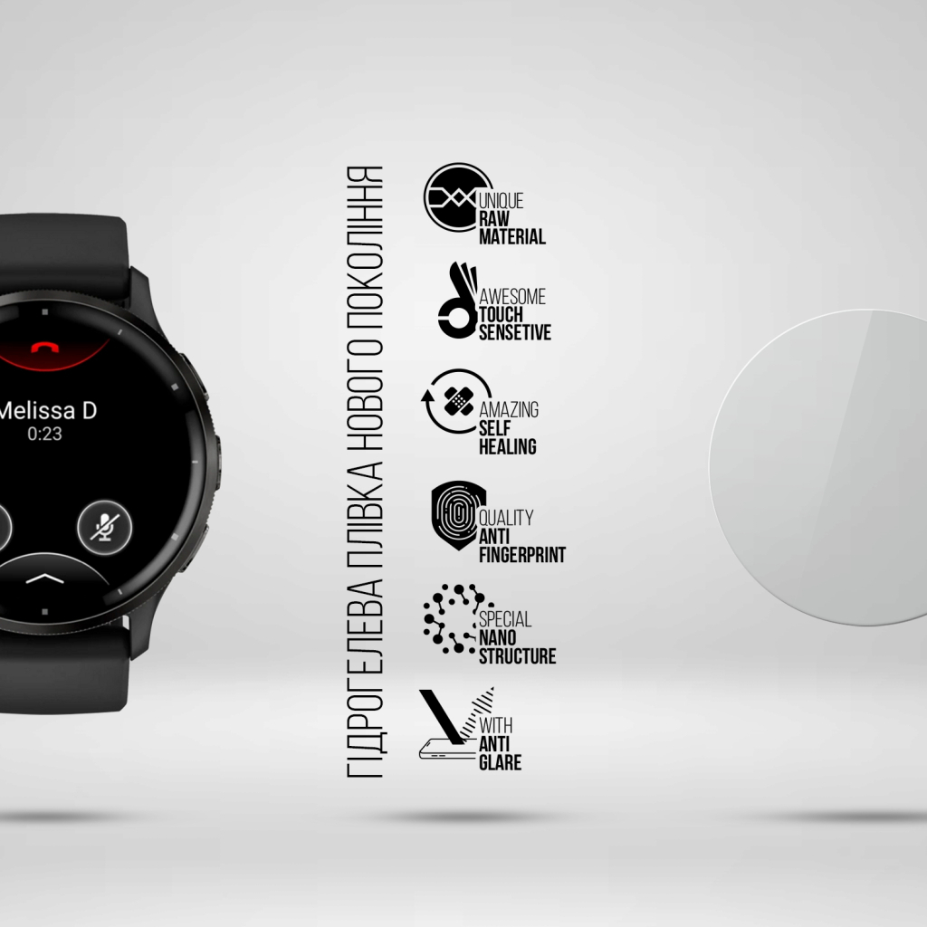 Плівка захисна Armorstandart Matte hydrogel Garmin Venu 3 45mm 6 pcs (ARM92031)