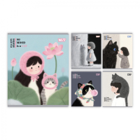 Зошит Yes My mood is a cat А5 18 аркушів клітинка (768606)