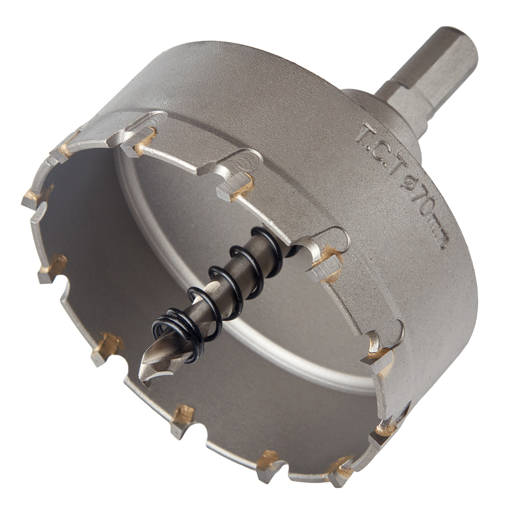 Свердло Alloid Base, корончате, твердосплавне, по металу, 70мм (TS-10070) Свердло Alloid Base, корончате, твердосплавне, по металу, 70мм (TS-10070)