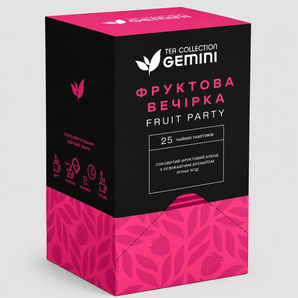 Чай Gemini Фруктова вечірка 25х2 г (gm.02653)
